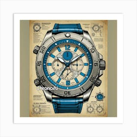 Vintage Watch Art Print