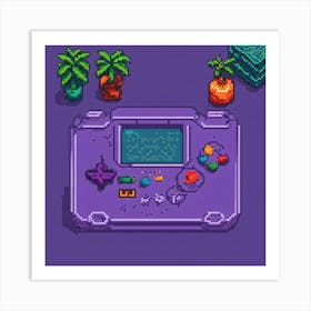 Pixel Art 32 Art Print