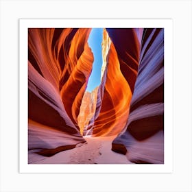 The walls of the canyon 6 Art Print