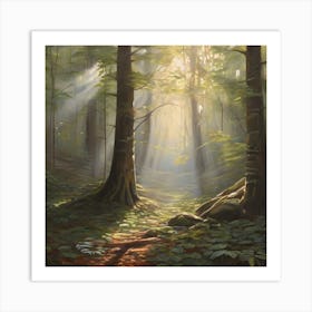 Forest Path 2 Art Print