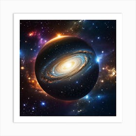 Galaxy In Space 4 Art Print