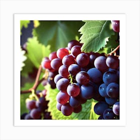 Grapes On The Vine 27 Art Print