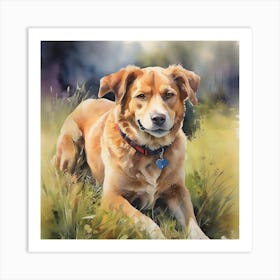 Lovely Dog Art Print