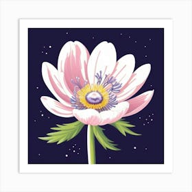 Anemone Flower Art Print