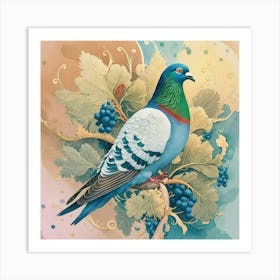 A pigeon Art Print