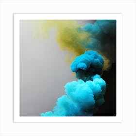 Smoke In The Air 1 Art Print