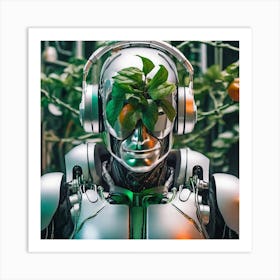 Futuristic Robot 134 Art Print