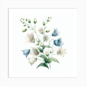 Flowers of Bells Art Print