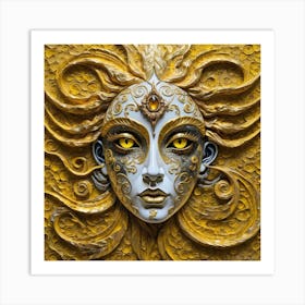 Golden Goddess 1 Art Print