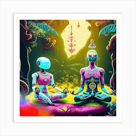 Psychedelic Painting 1 Art Print