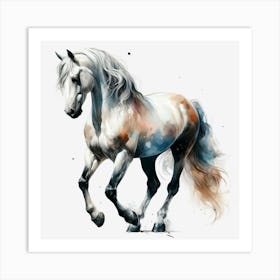 White Horse 1 Art Print