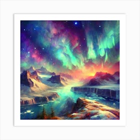 Aurora S Symphony 1 Art Print