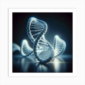 Dna Strand Art Print