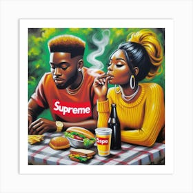 Supreme Couple 22 Art Print