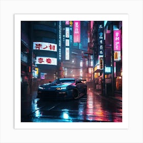 Nissan Gtr 6 Art Print