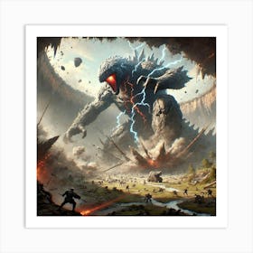 Terra Brontis Burrow Strike Art Print