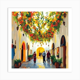 Street In Mexico Art Print