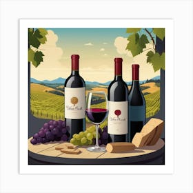 Default Wine Break Art 0 Art Print