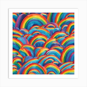 Rainbows In The Sky Art Print
