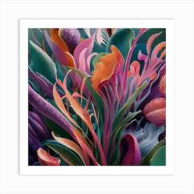 Botanical Surreal Abstract Art Print