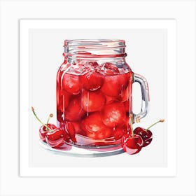 Cherry Iced Tea 13 Art Print