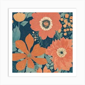 Adorable flowers Art Print