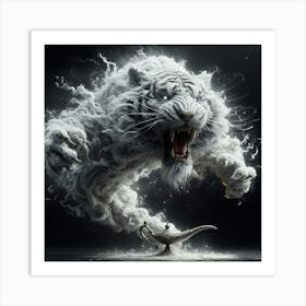 White Tiger 6 Art Print