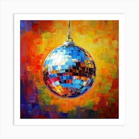 Disco Ball Art 32 Art Print