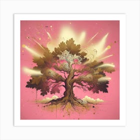 Tree Of Life blaze Art Print