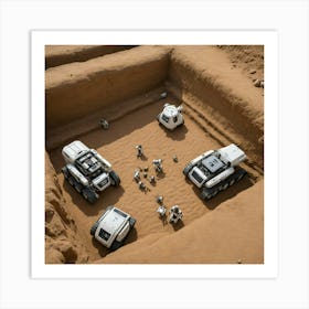 Mars Rover Art Print