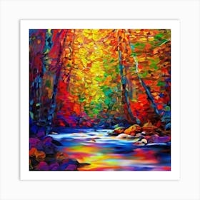 Autumn In The Forest Art Print