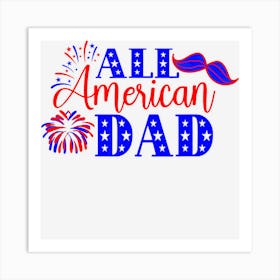 Hot Trend Mens All American Dad 4th Of July Sunglasses Zf Art Print