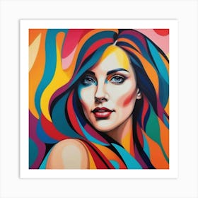 Portrait Of A Woman 1 Art Print