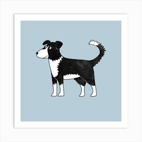 Border Collie Dog Art Print