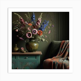 Vase Of Flowers 5 Art Print