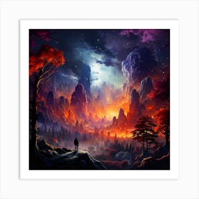 Fantasy Landscape Art Print