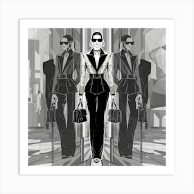 Fashion Illustration 1 Art Print