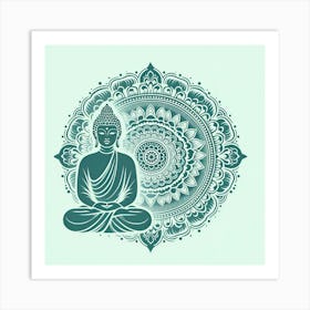 Buddha Mandala 2 Art Print