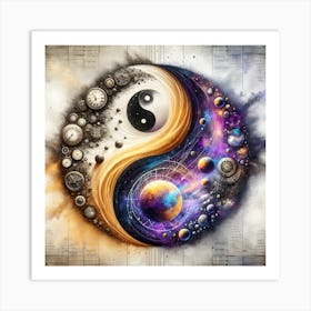 Yin Yang Canvas Art Art Print