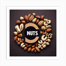 Nuts As A Logo (33) Art Print