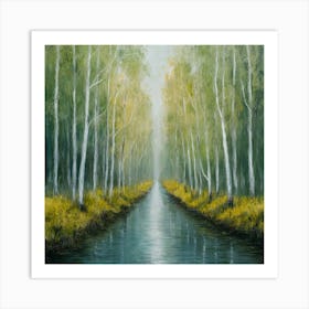 Birch Forest 12 Art Print