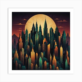 Cityscape 47 Art Print