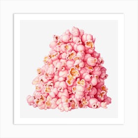 Pink Popcorn 1 Art Print