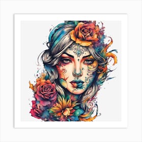 Day Of The Dead Girl Art Print