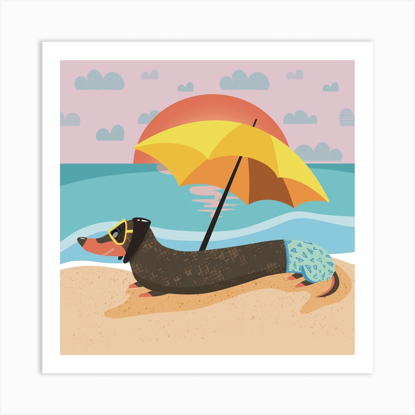 Dachshund Multi Umbrella Dachshund Multi Umbrella