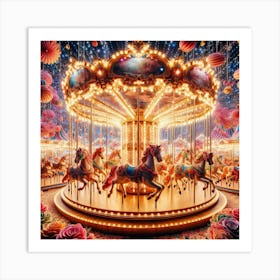 Carousel 2 Art Print