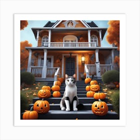 Halloween House 21 Art Print