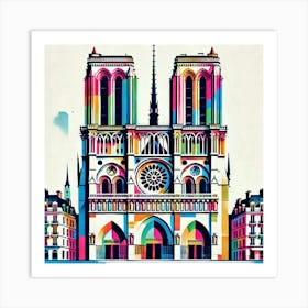 Notre Dame Cathedral 3 Art Print