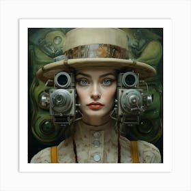 Steampunk Woman 9 Art Print