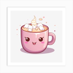 Kawaii Mug Art Print